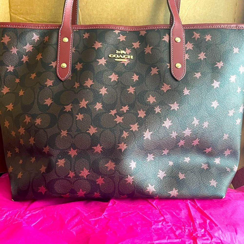 Coach Signature  Star ⭐️ Tote. Limited Edition